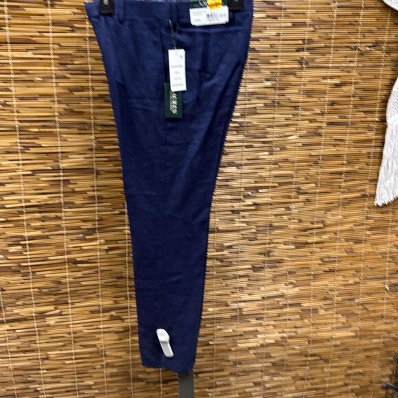 Lauren Ralph Lauren Big Boys‎ Straight-Leg Linen Pants - Navy Size 14R-27’W - Picture 3 of 3